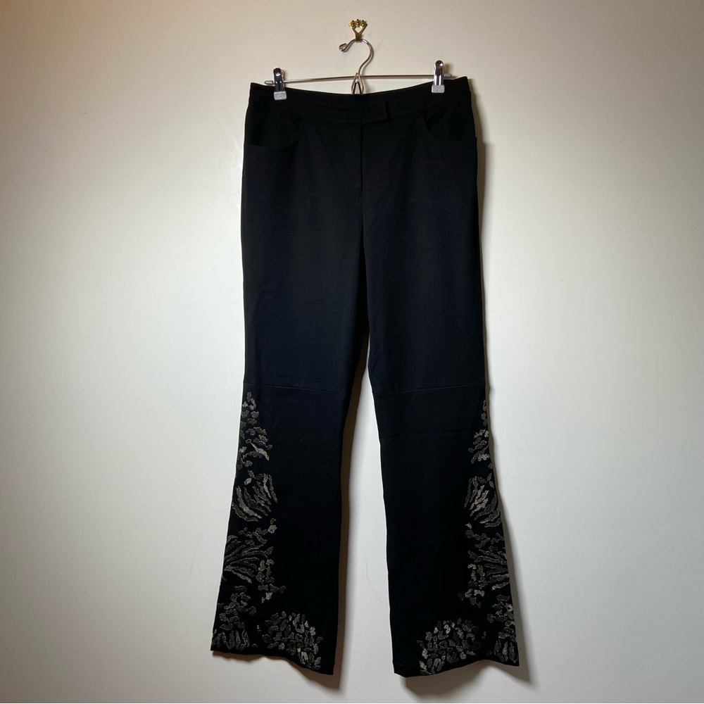 St. John Evening Embroidered Pants